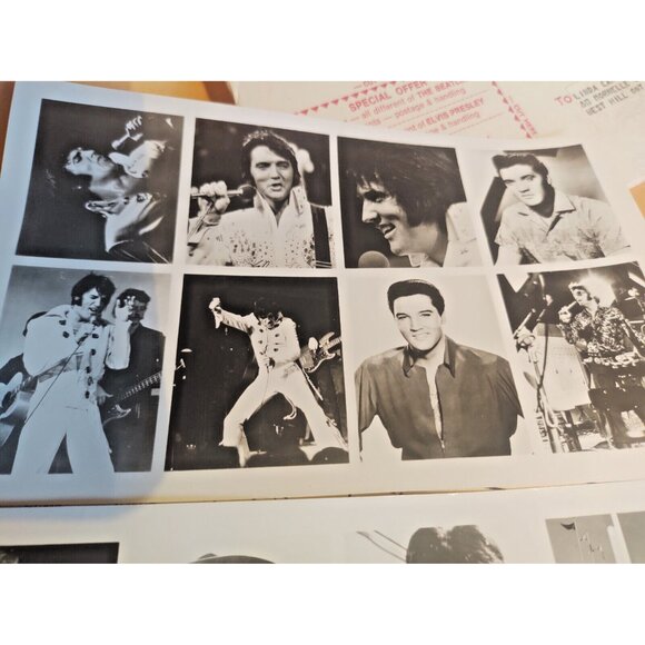 Elvis Presley Preview Poster Photos 16 Black & White Proof photos PLUS  1974 - Picture 1 of 15